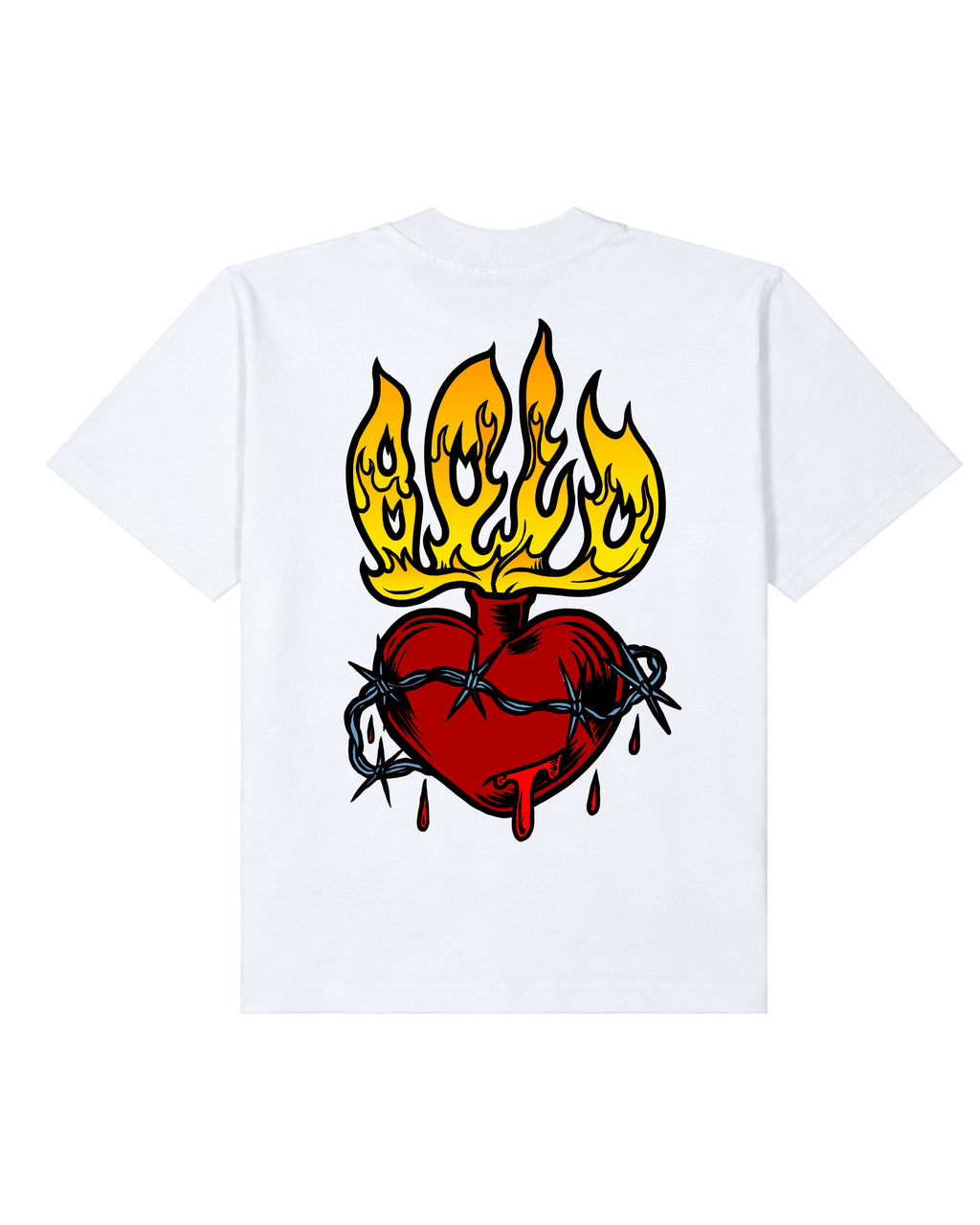 Sacred Heart White Tee
